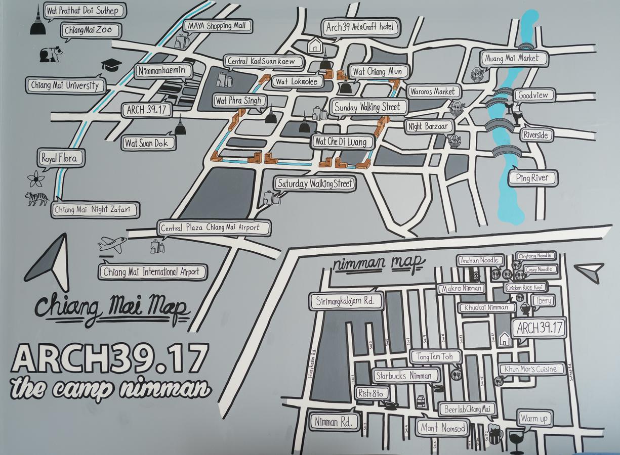 Arch39.17 Nimman Hotel Csiangmaj Kültér fotó